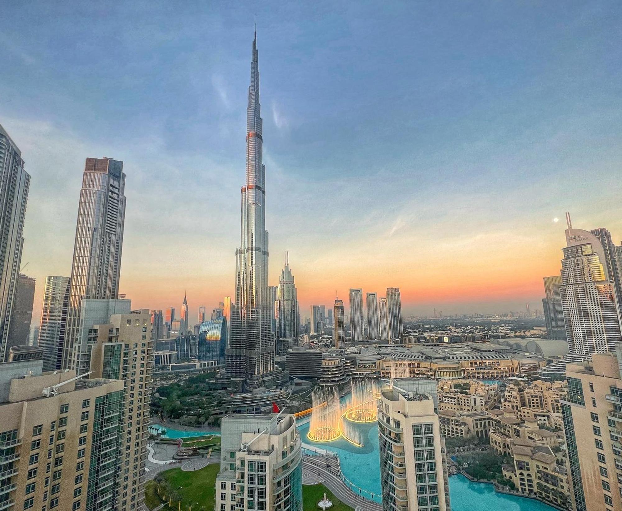 Prestige Living 2Br With Full Burj Khalifa And Fountain View By Auberge Dubaï Extérieur photo