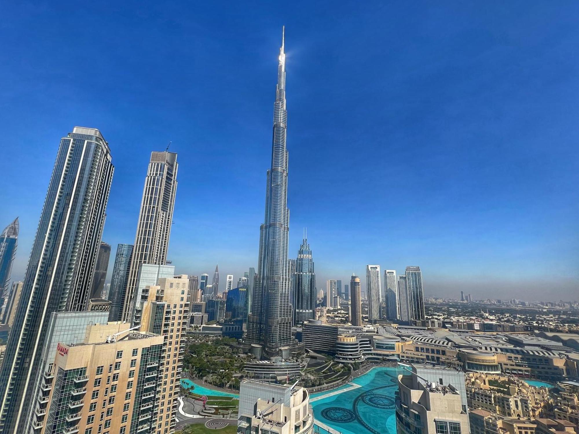 Prestige Living 2Br With Full Burj Khalifa And Fountain View By Auberge Dubaï Extérieur photo