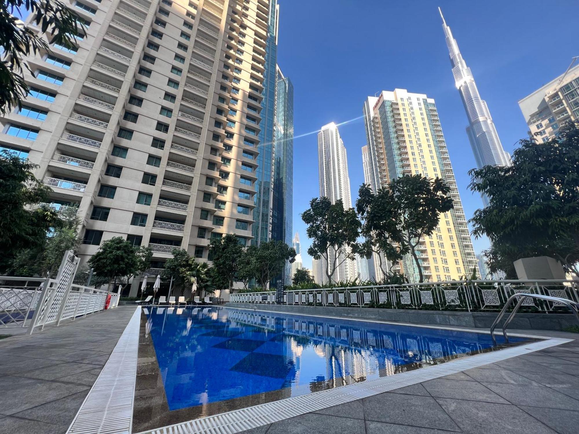 Prestige Living 2Br With Full Burj Khalifa And Fountain View By Auberge Dubaï Extérieur photo