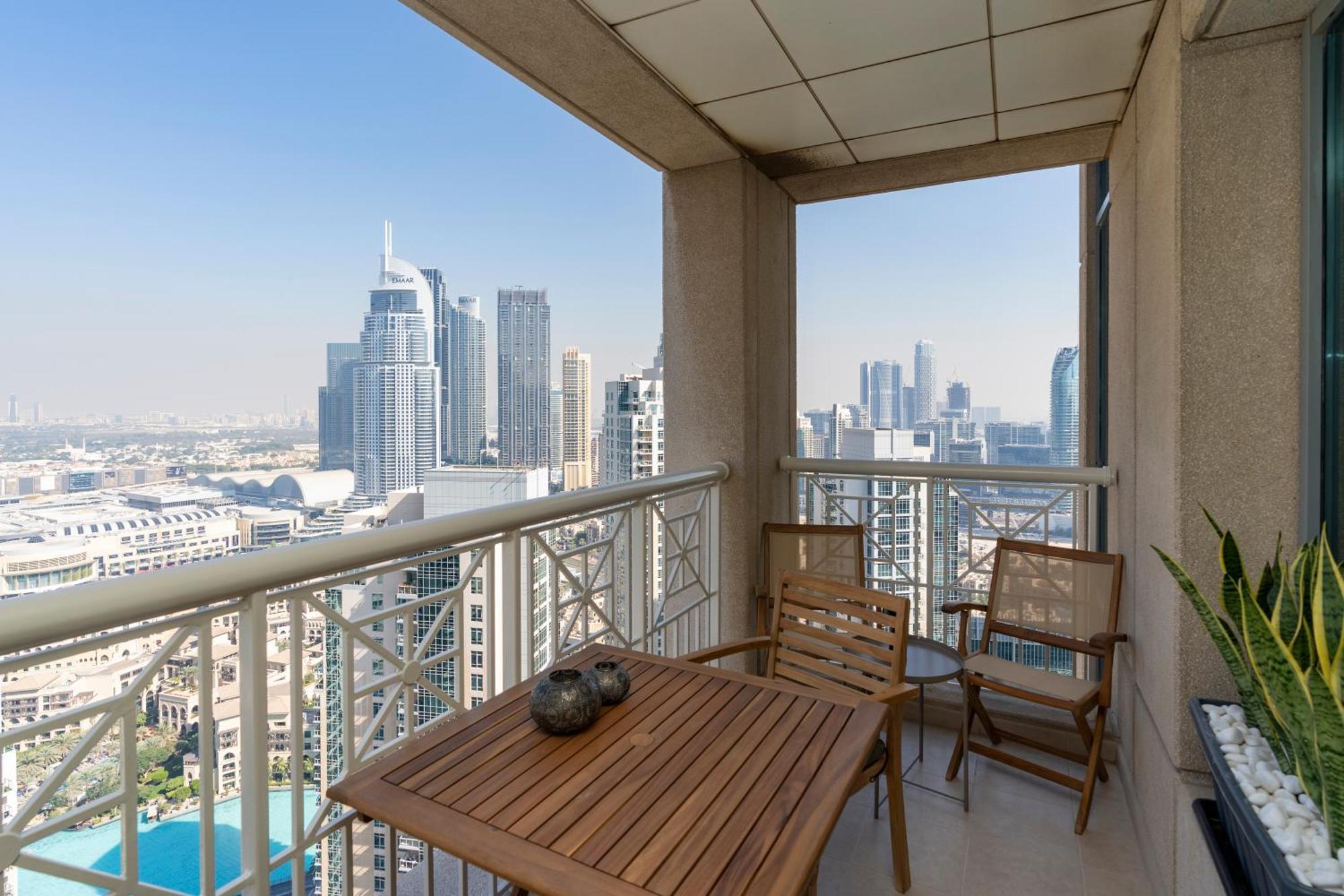 Prestige Living 2Br With Full Burj Khalifa And Fountain View By Auberge Dubaï Extérieur photo