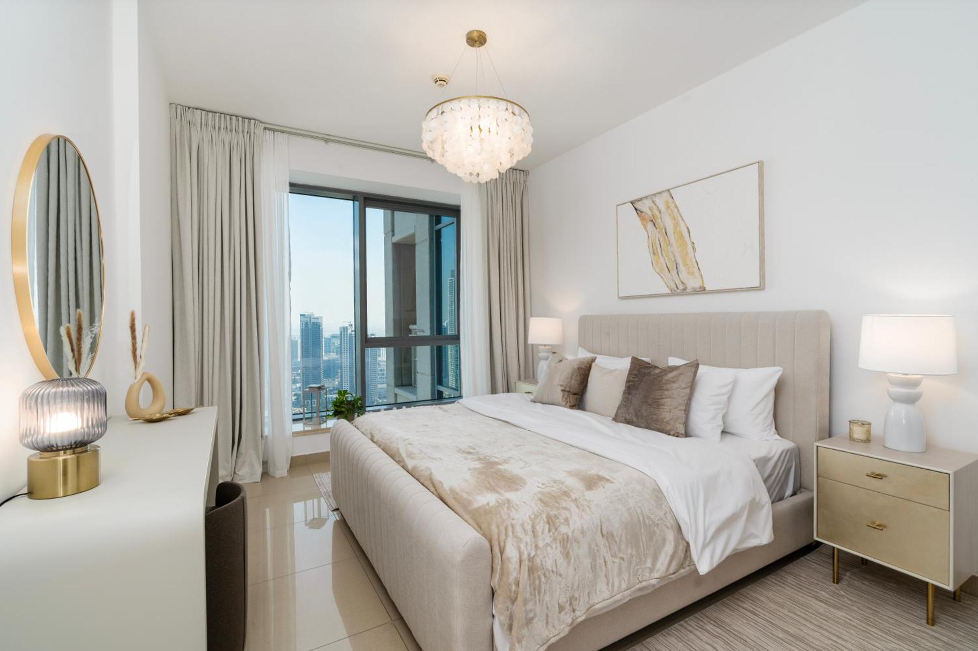 Prestige Living 2Br With Full Burj Khalifa And Fountain View By Auberge Dubaï Extérieur photo